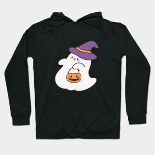 Cute Halloween White Ghost Hoodie